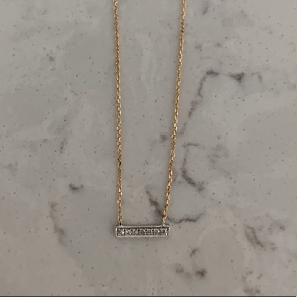 Dana Rebecca Designs “Sylvie Rose” Bar Necklace